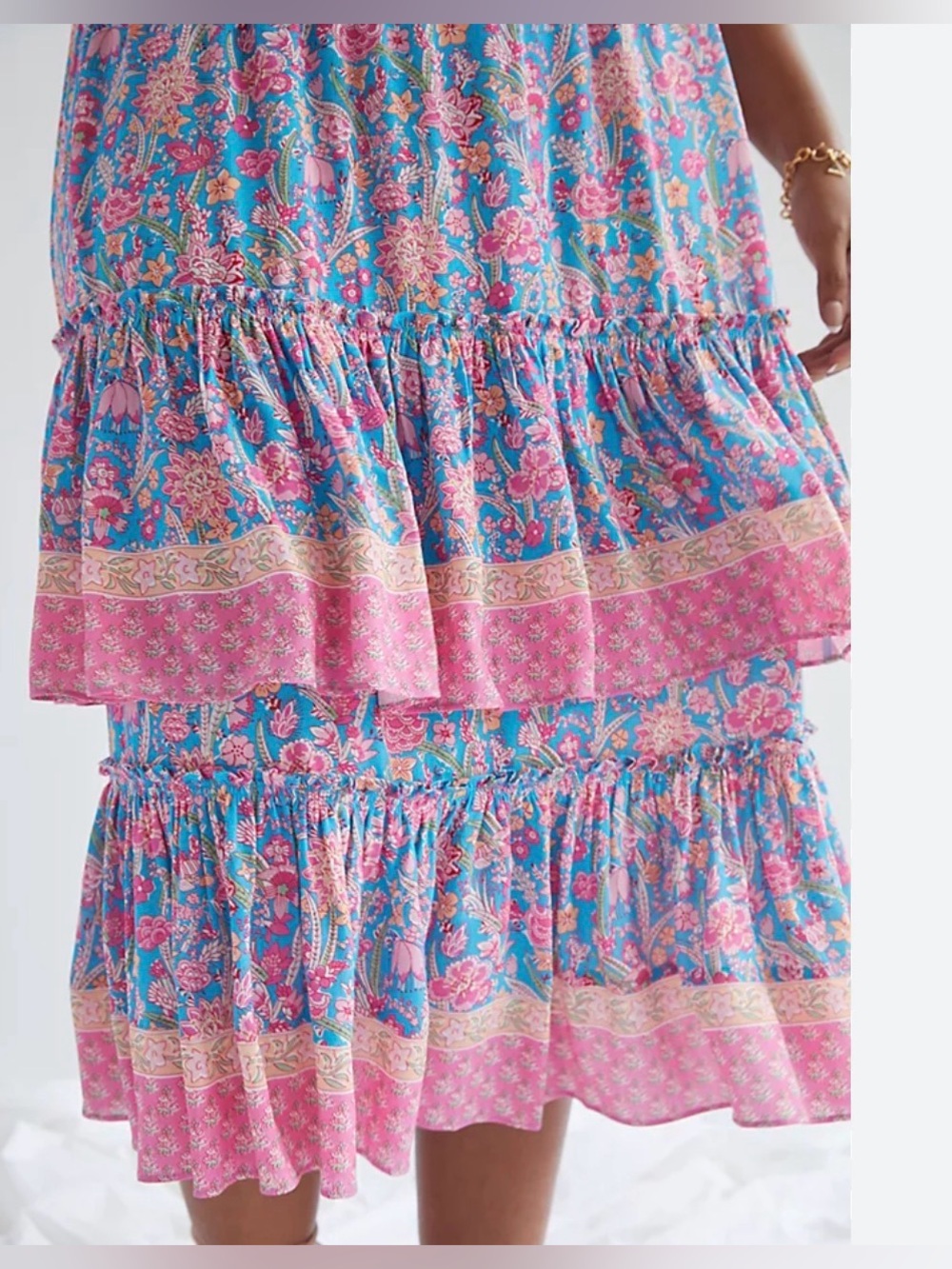 Anthropologie Plenty by Tracy Reese Tiered Skirt